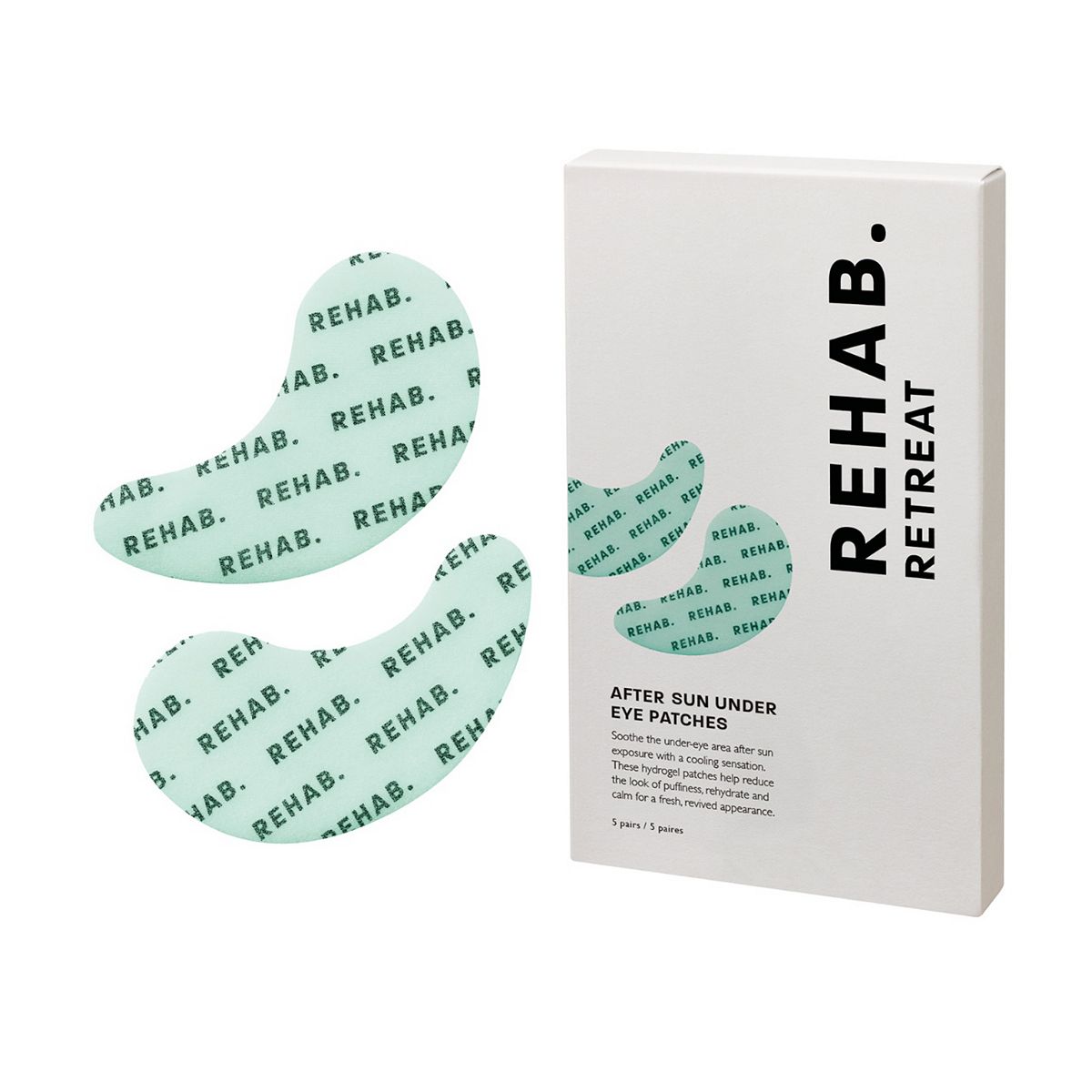 REHAB. Aftersun Under Eye Patches 5 Pairs