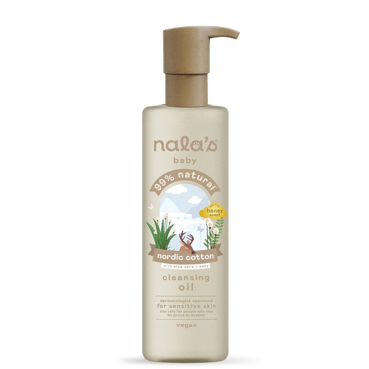 Nalas Baby Nala's Baby Cleansing Oil Nordic Cotton250 ml, 250ml