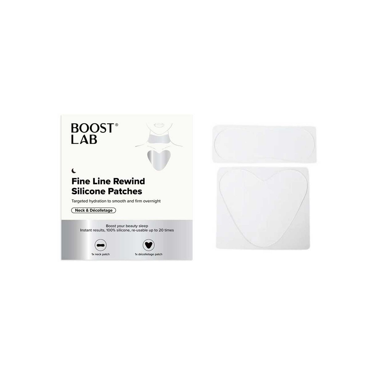 Boost Lab Neck & Décolletage Silicone Patches