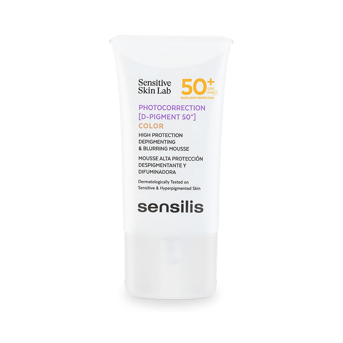 Sensilis Photocorrection De-Pigment 50+ Color High Protection Depigmenting & Bluring Mousse 40ml