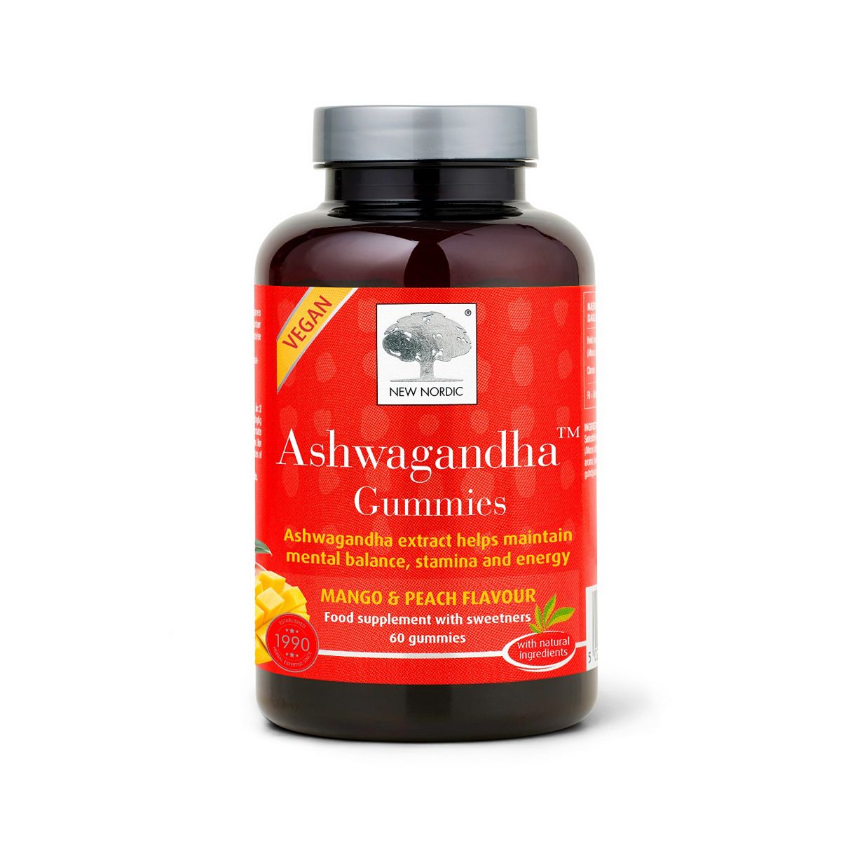 New Nordic Ashwagandha 60 Gummies