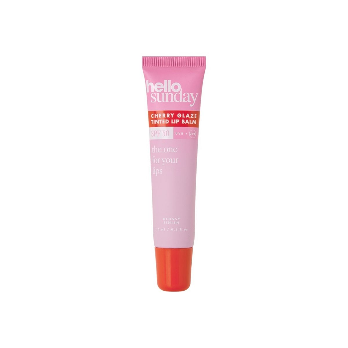 Hello Sunday Cherry Glaze Tinted Lip Balm The One For Your Lips Spf 50 With Shea Butter 15ml