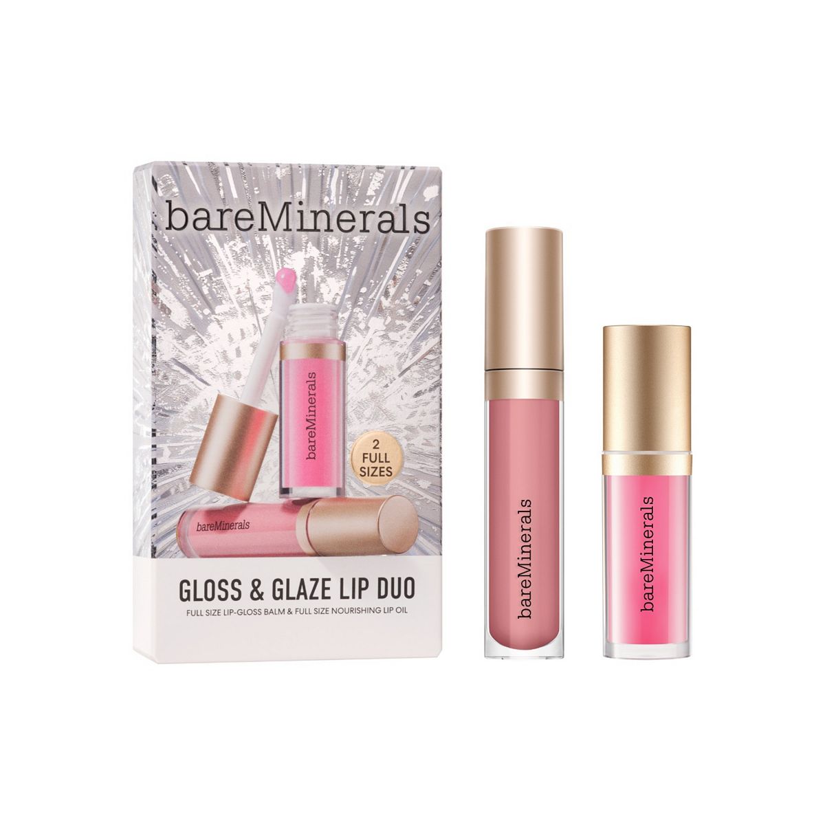 Bareminerals Gloss & Glaze Lip And Oil Duo 4Ml + 3.8ml