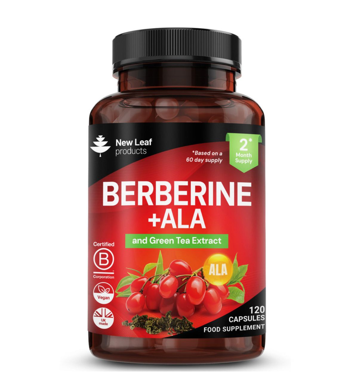 Berberine + ALA Capsules With Green Tea Extract