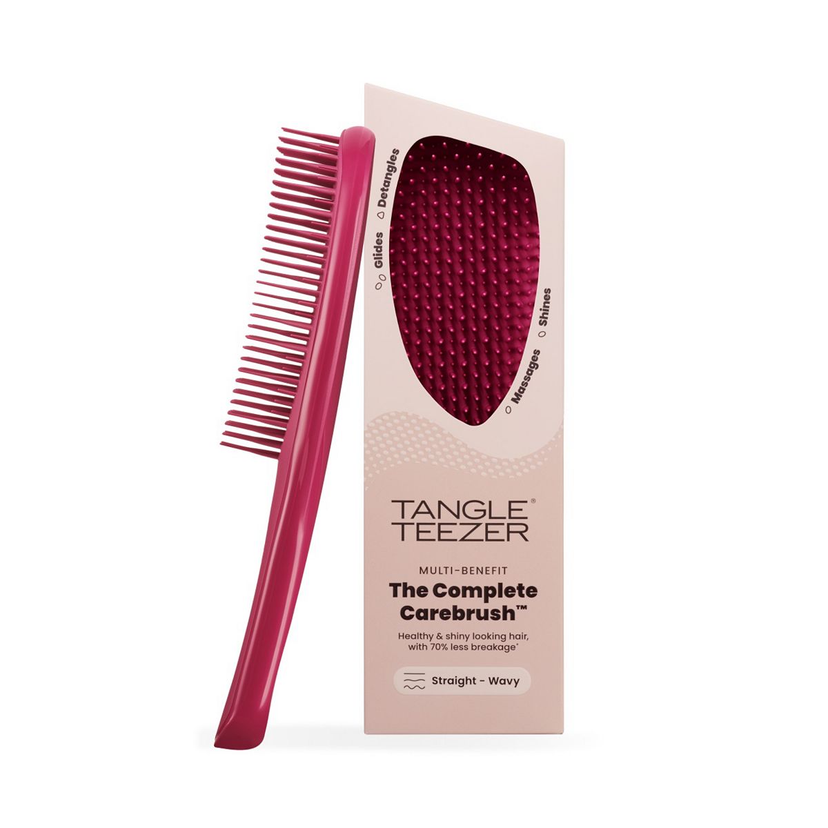 Tangle Teezer The Complete Carebrush Glossed Raspberry