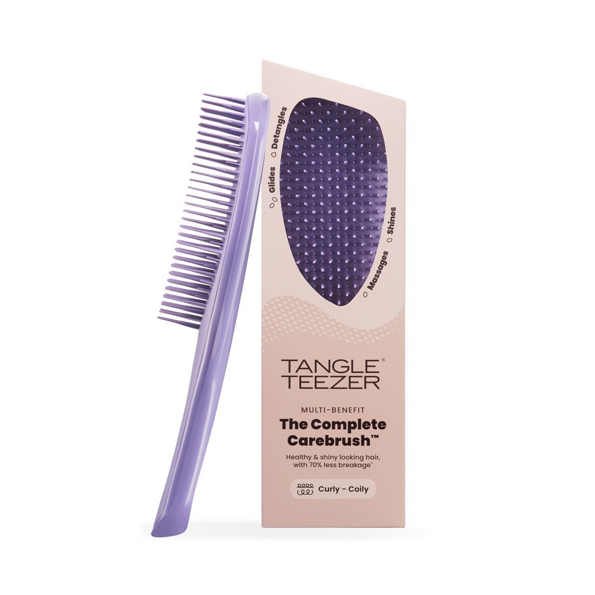 Tangle Teezer The Complete Carebrush Curly Velvet Purple