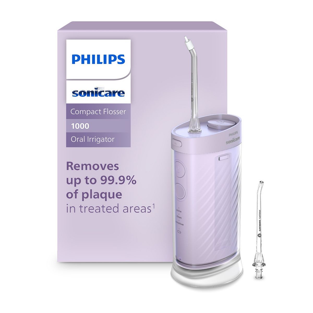 Philips Sonicare Compact Flosser 1000 Purple Hx3333/23