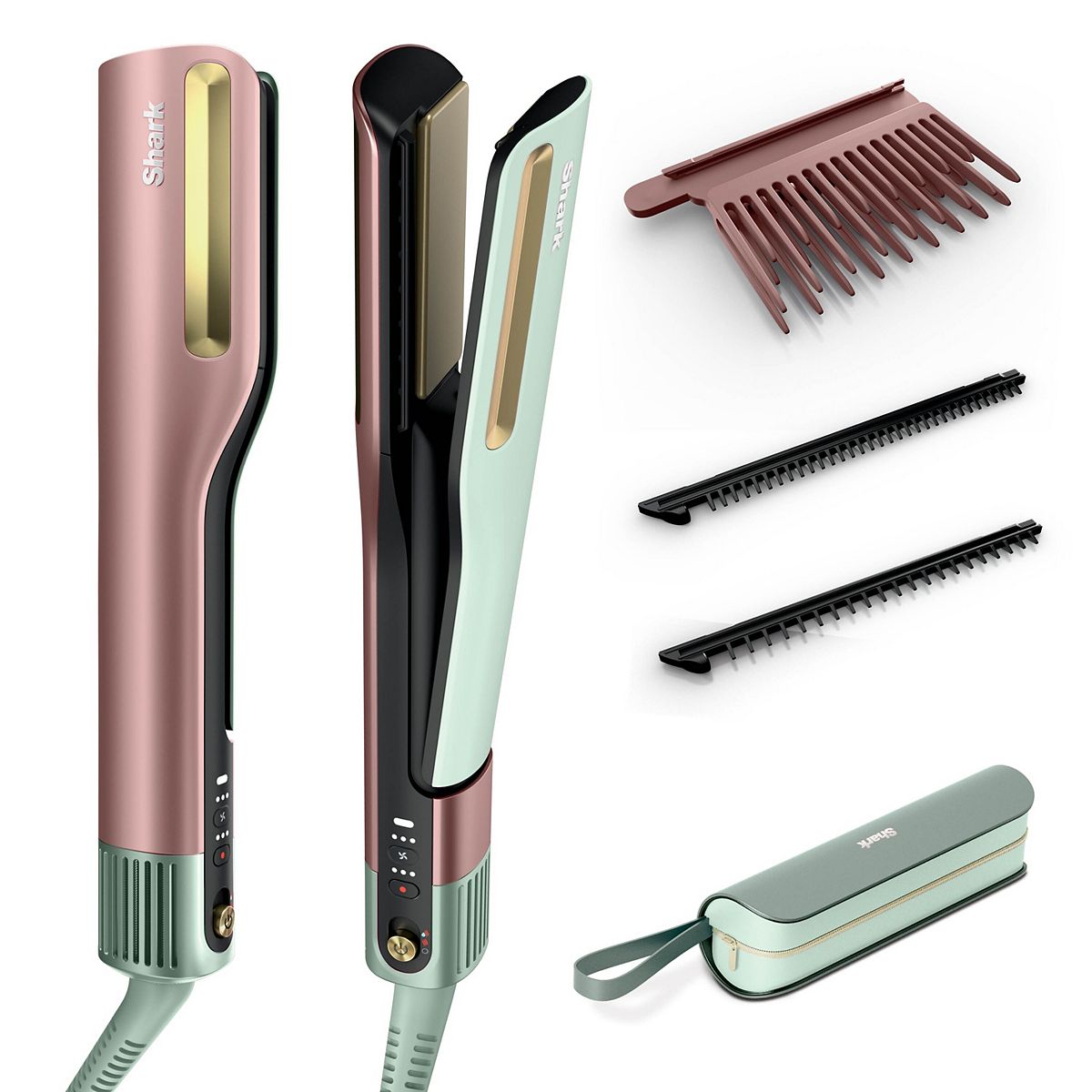Shark Silki Strawberry Matcha Hot Air Straightener