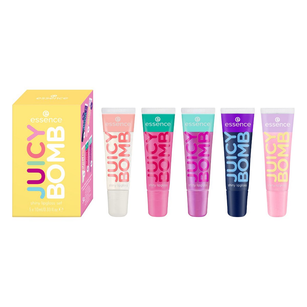 Essence Juicy Bomb Shiny Lip Gloss The Side Of Life Set