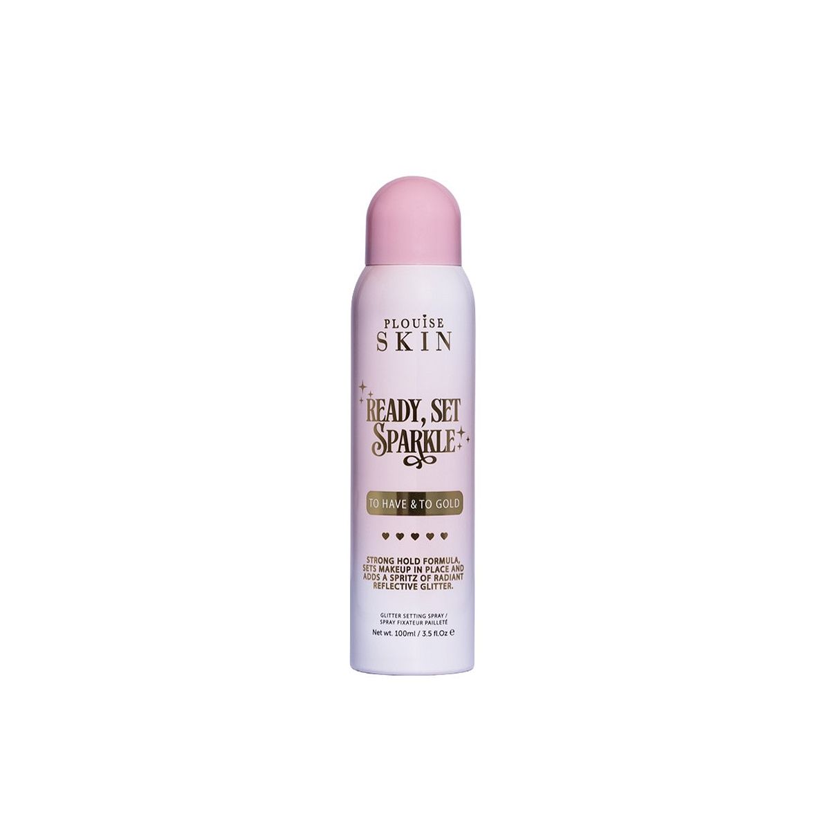 P.Louise Ready Set Sparkle Setting Spray Silver 100Ml in Starlight
