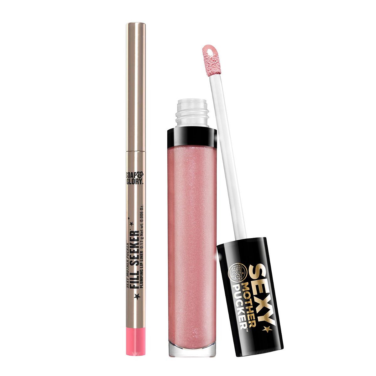 Soap & Glory Sexy Mother Pucker Lip Gloss & Liner Duo Candy Queen
