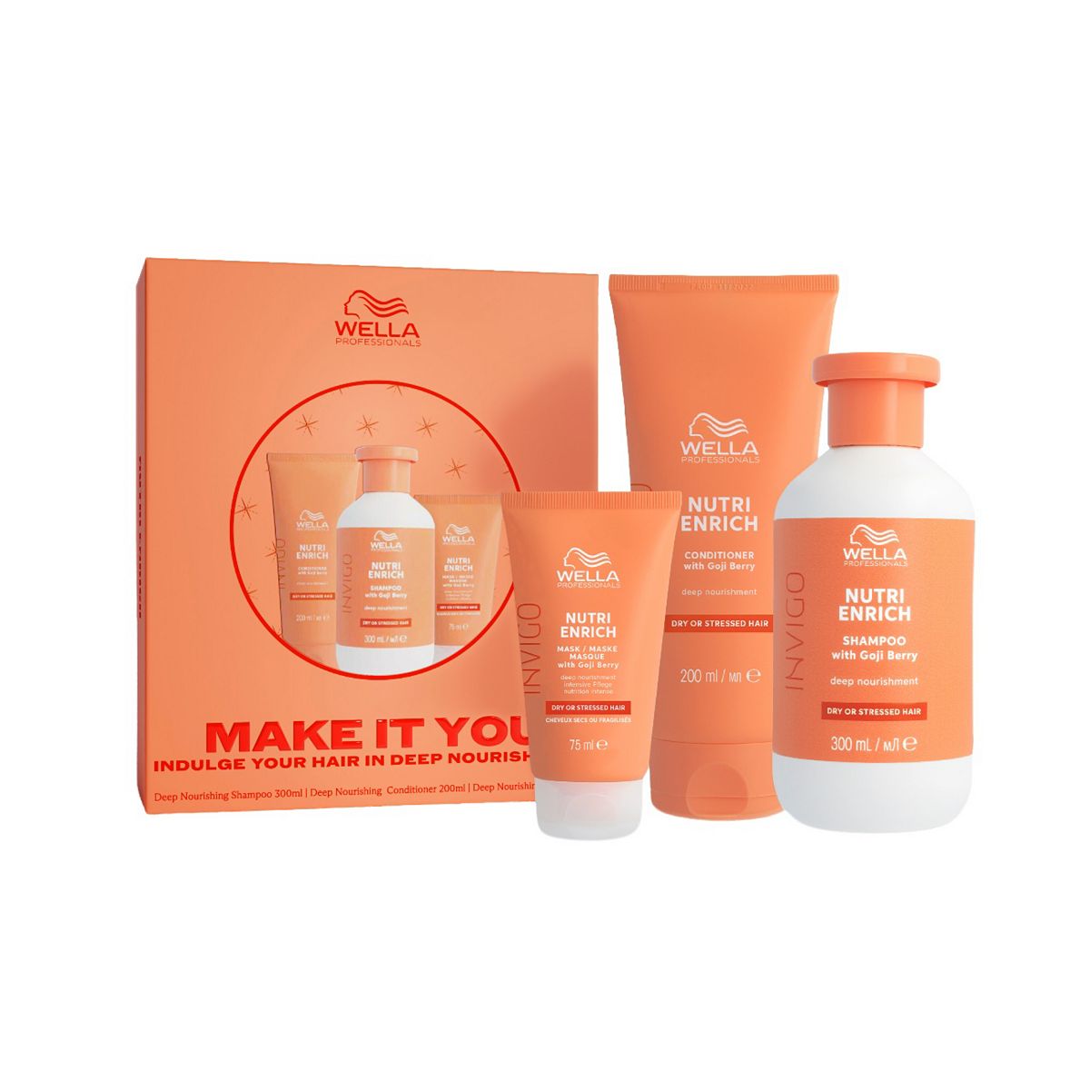 Wella Professionals Nutri Enrich Make It You Haircare 3 Piece Set