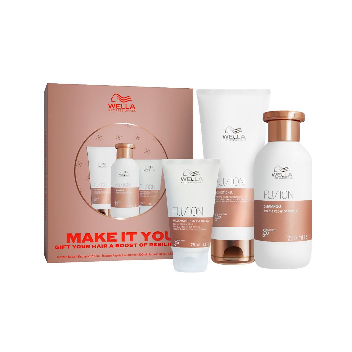 Wella Professionals Fusion Intense Repair Make It You Haircare 3 Piece Set