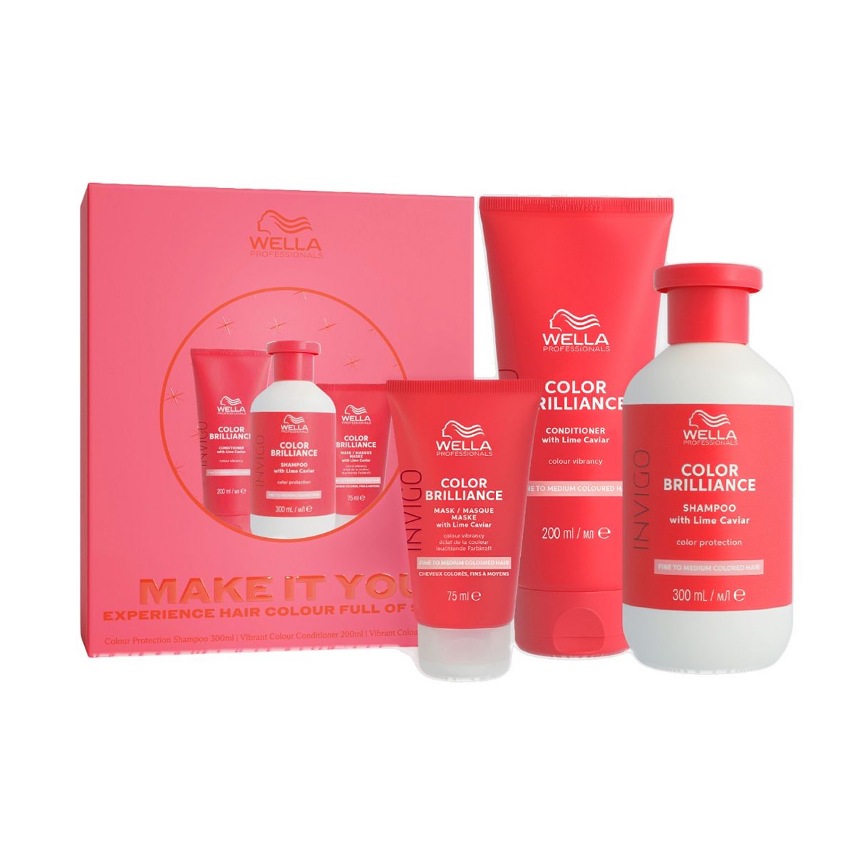 Wella Professionals Color Brilliance Make It You Haircare 3 Piece Set