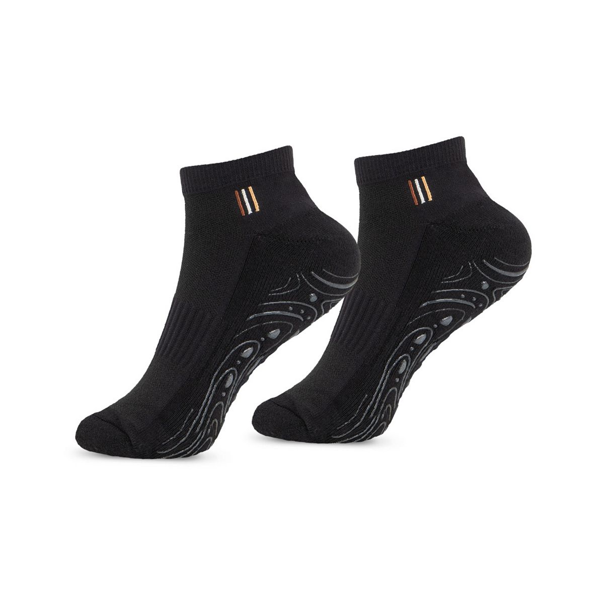 Bahe Studio Grippy Ankle Socks Anthracite Multicolor