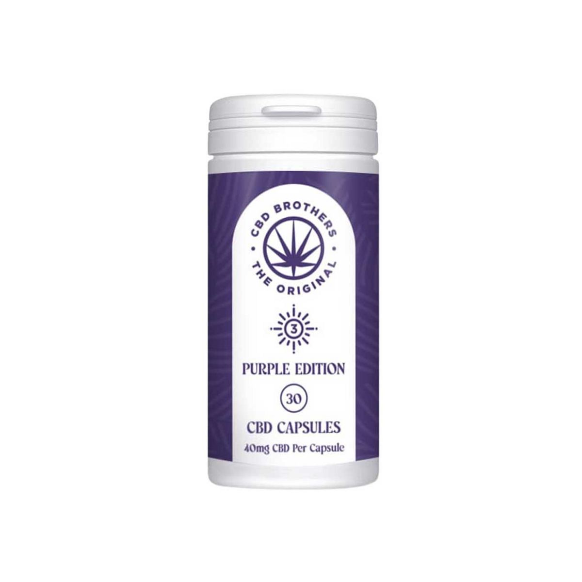 Cbd Brothers Purple Edition Capsules 40Mg Per Capsule - 30