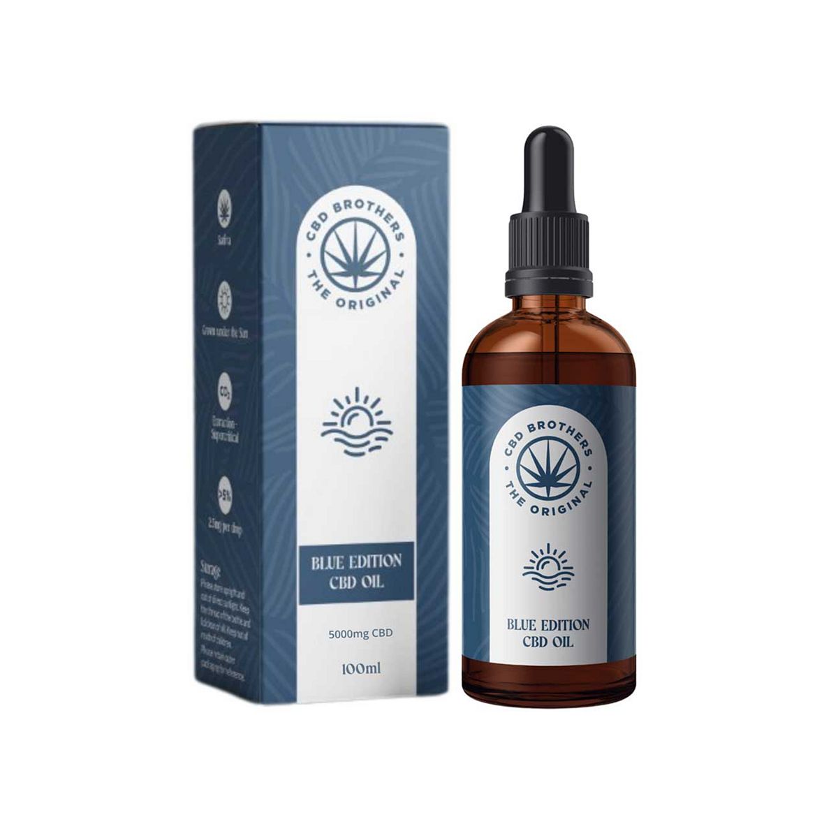 Cbd Brothers Blue Edition Oil 5000Mg Cbd - 100Ml
