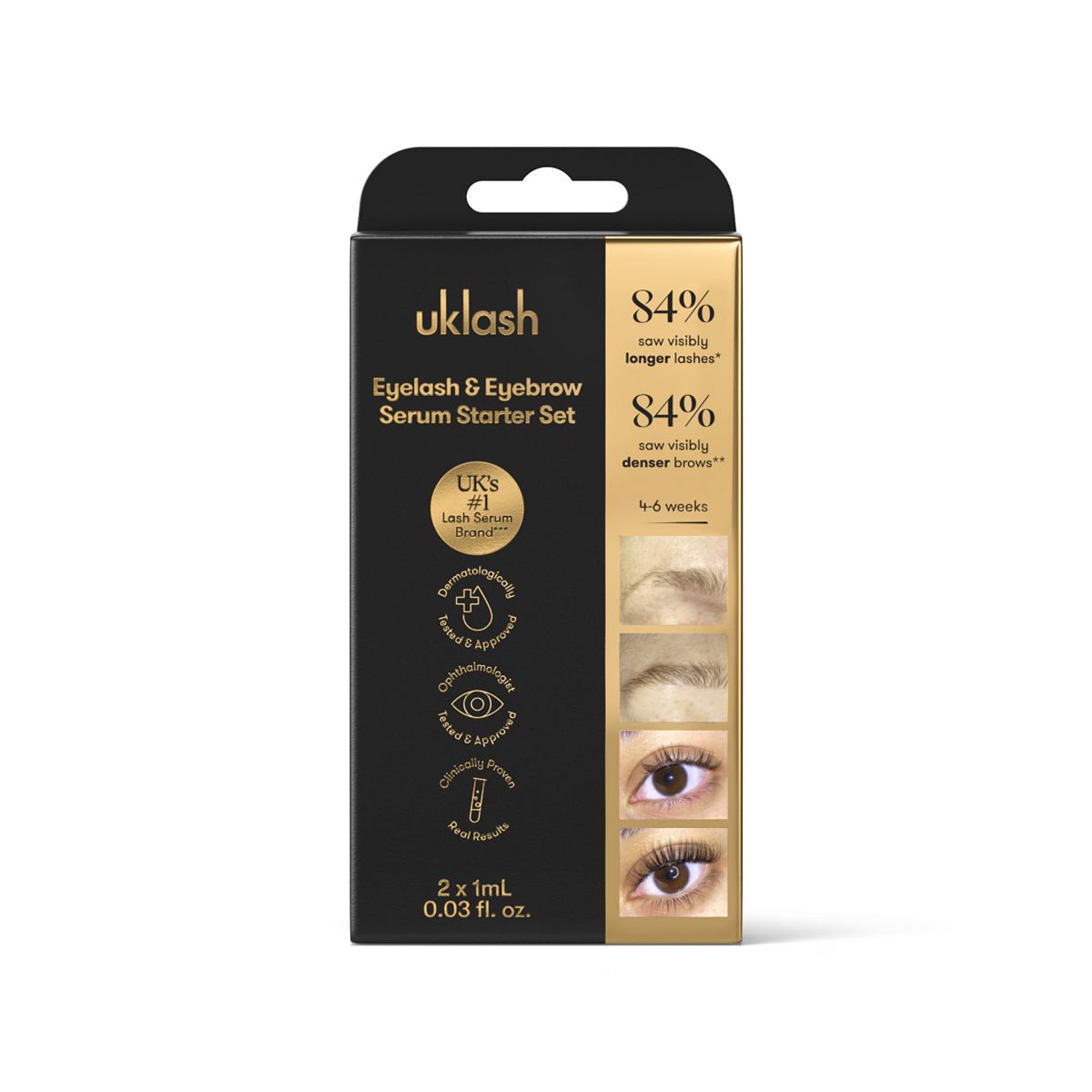 UKLash Lash & Brow Serum 1Ml Set