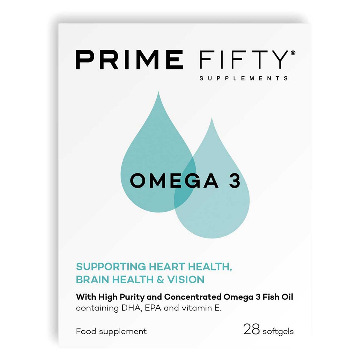 Prime Fifty Omega 3 Softgels - 28