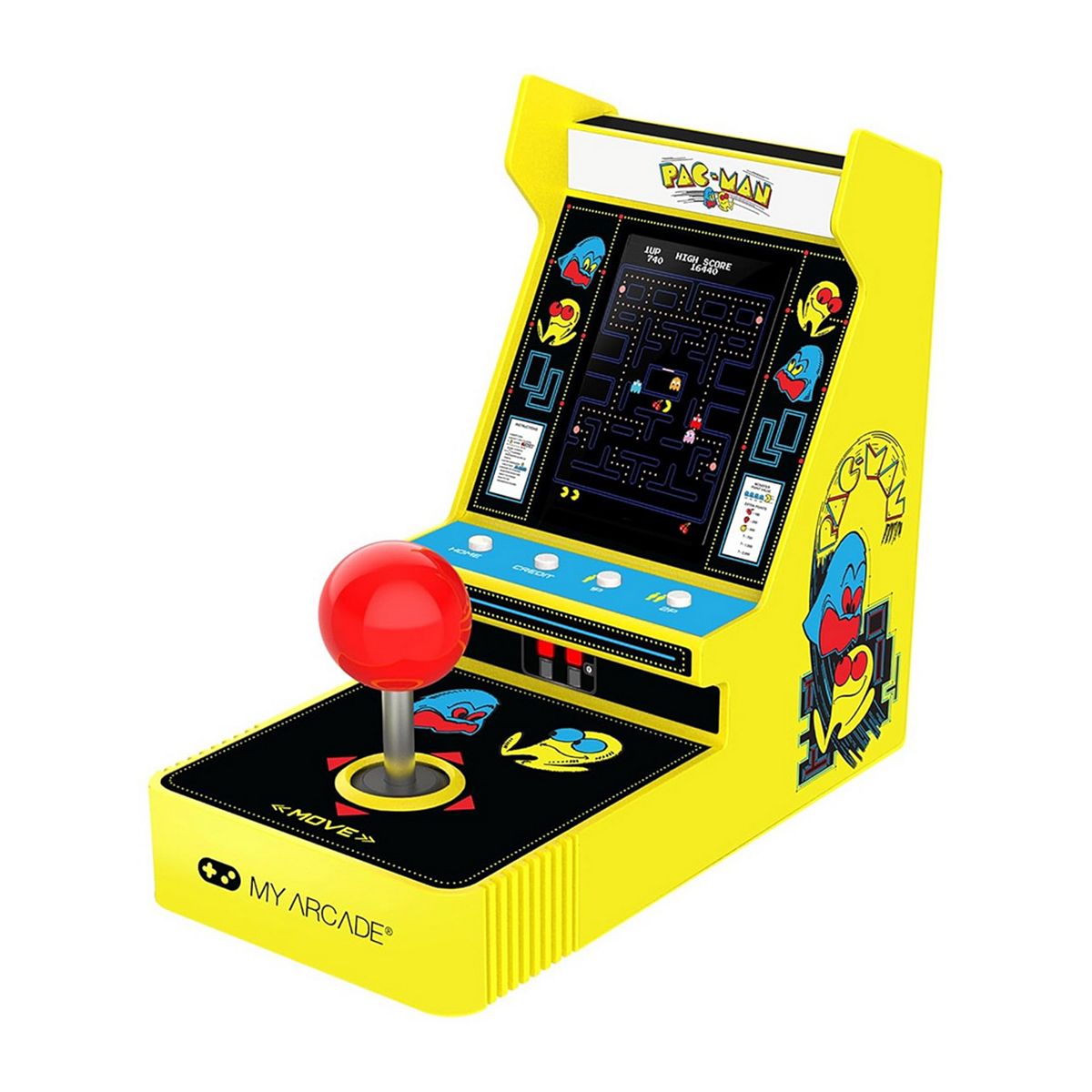 My Arcade Unisex Yellow Pac-Man Joystick Player Portable Retro Arcade In - Image 4