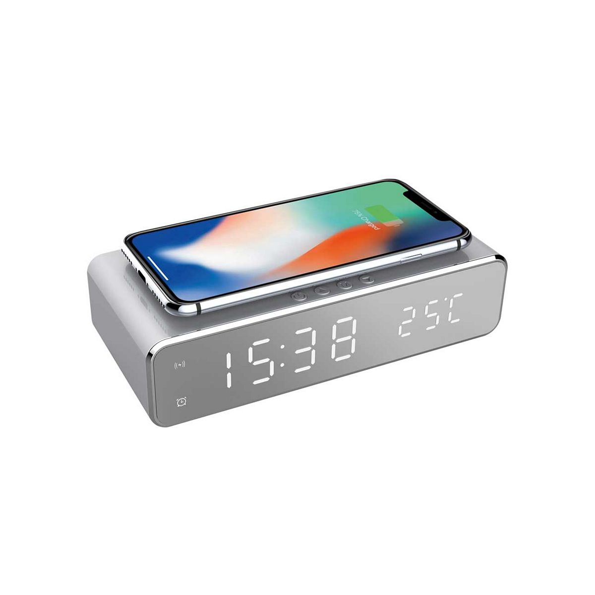 #Winning Silver Red5 Wireless Charging Alarm Clock - Image 4