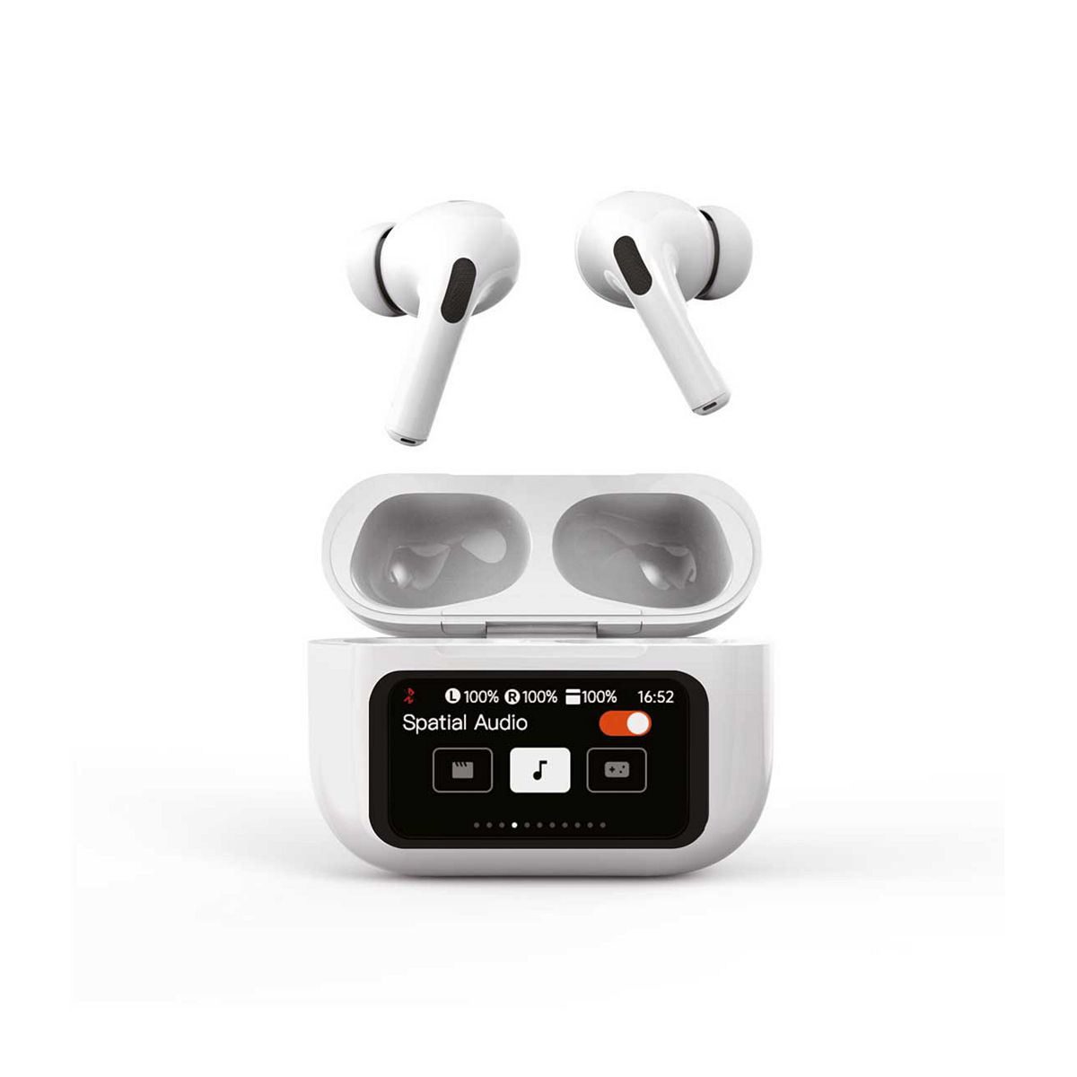 Red5 Anc Eb10 Wireless Earbuds With 26Db Noise Cancellation And Touchscreen Case - White - Image 4