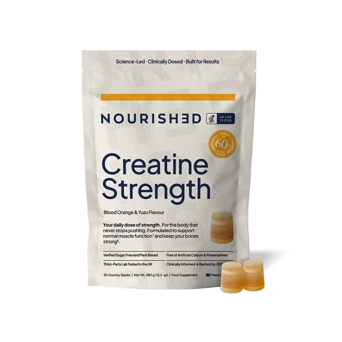 Nourished Creatine Strength 90 Gummies