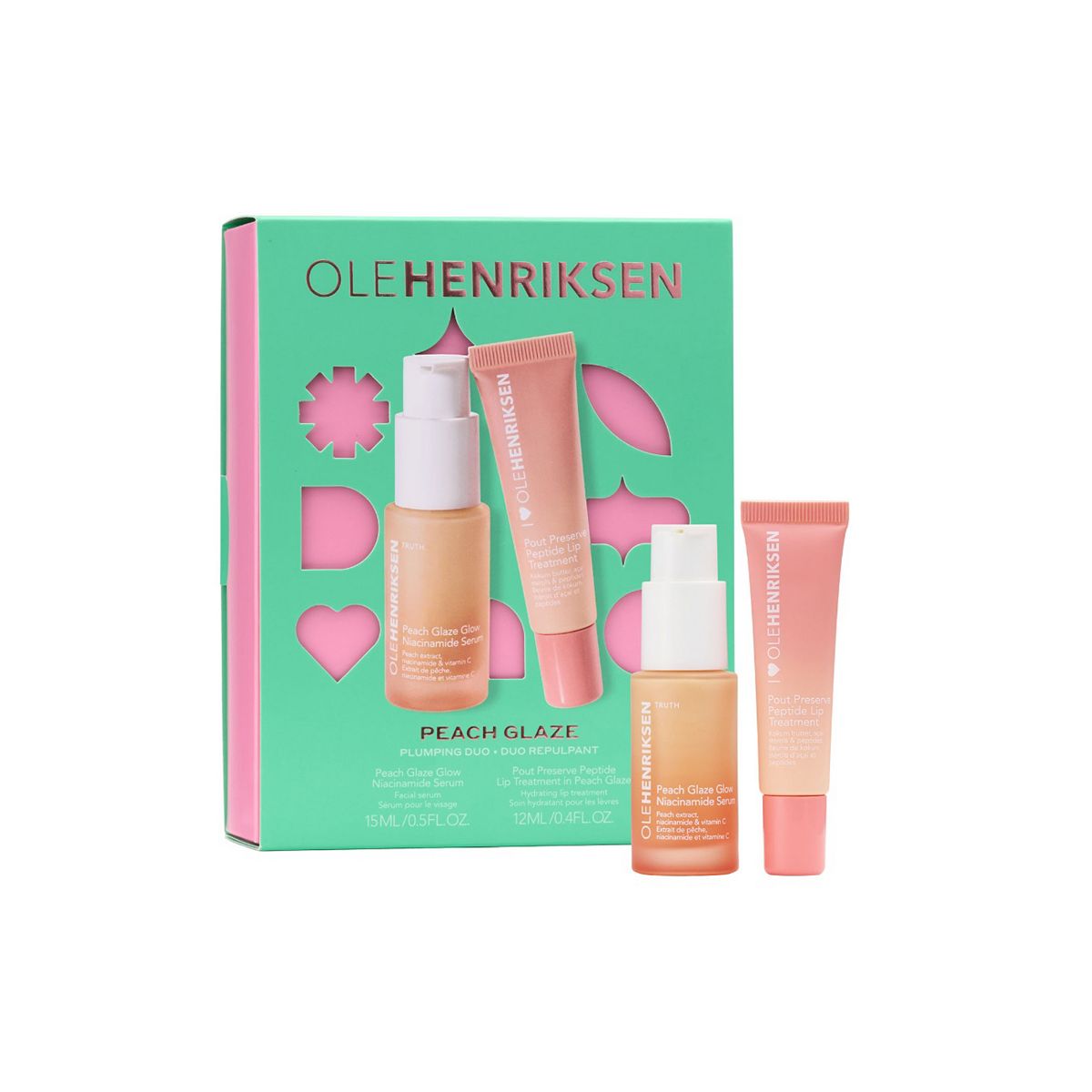 Ole Henriksen Peach Glaze Niacinamide + Peptide Plumping Duo
