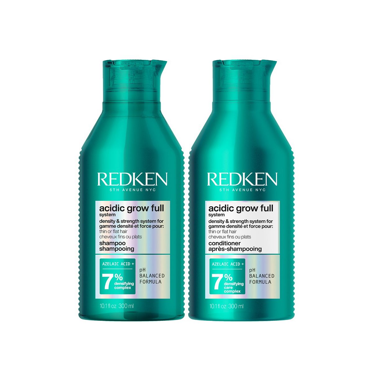 Redken Acidic Grow Full System Densyfying Shampoo 300Ml & Densifying Conditioner Duo