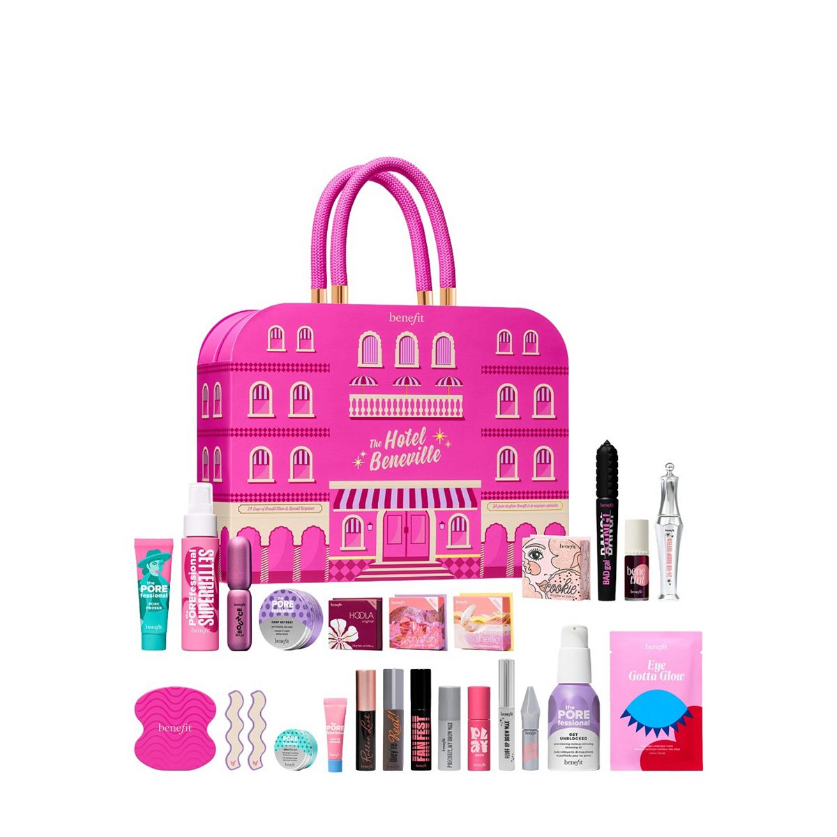 Benefit The Hotel Beneville 24 Piece Beauty Makeup Advent Calendar