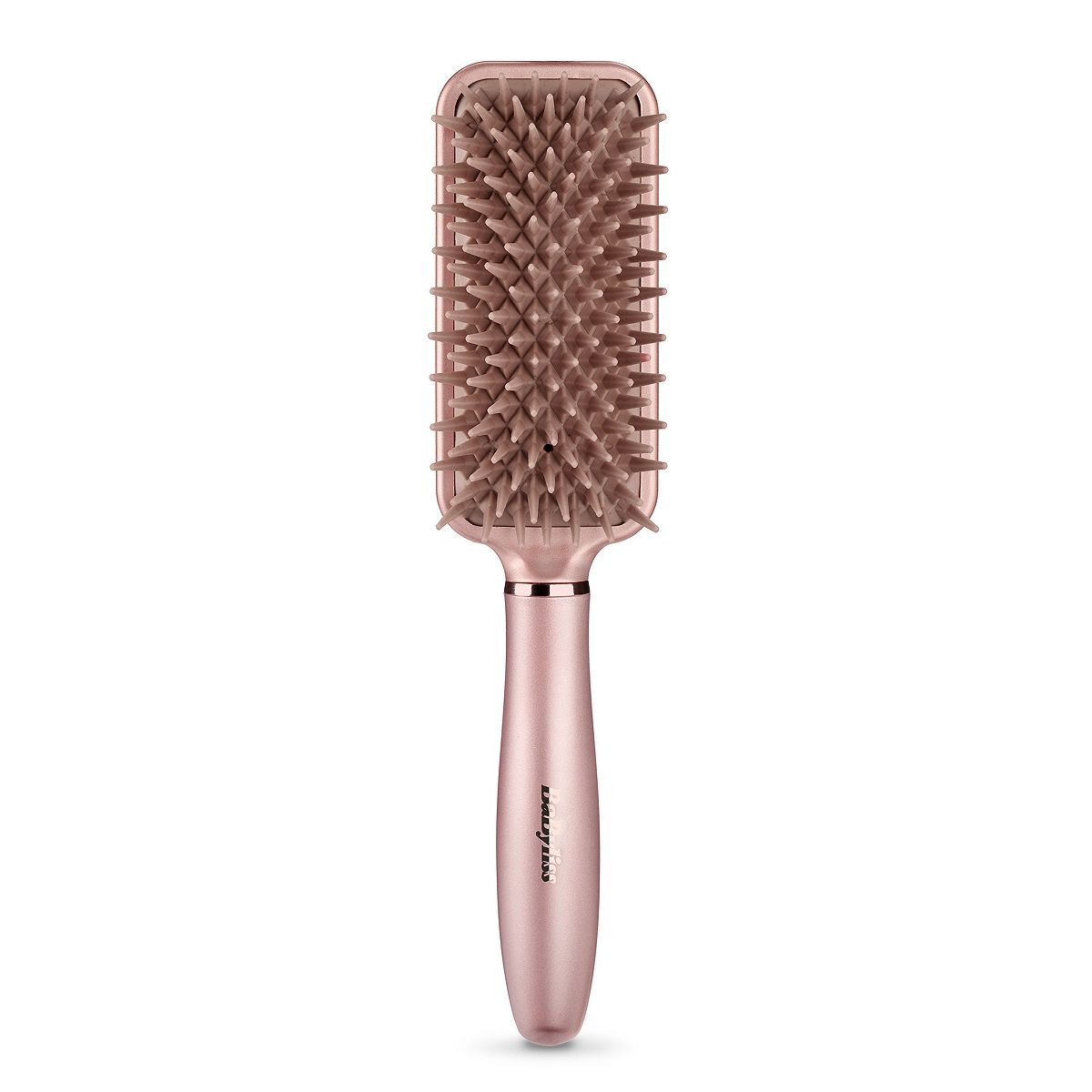 Babyliss Soft-Care Smoothing Hair Brush With Flexible Silicone Bristles For Gentle Styling