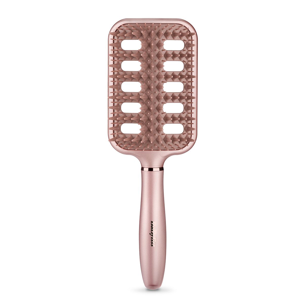 Babyliss Soft-Care Vented Paddle Hair Brush For Fast Drying, Detangling And Smooth Straight Results