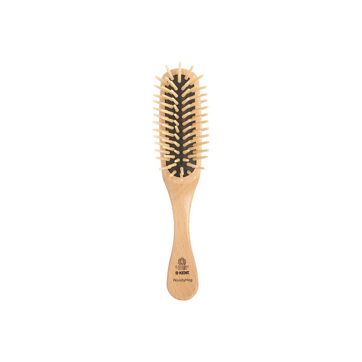Kent Brushes Woodyhog Beechwood Wooden Quill Hairbrush