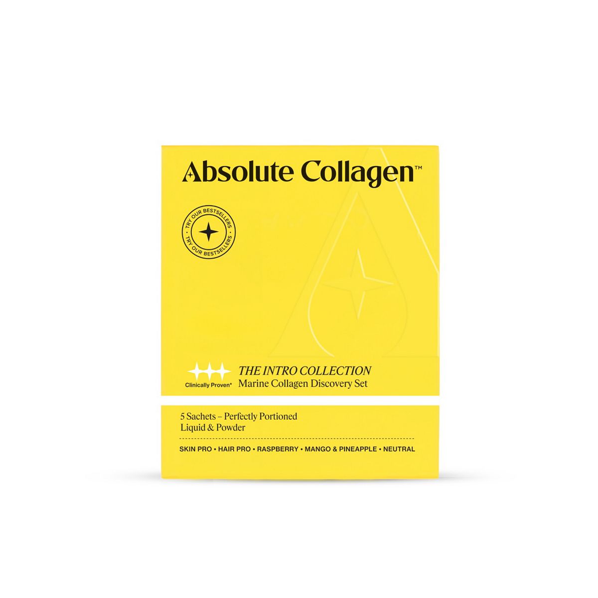 Absolute Collagen Variety Powder Sachet 5 Pack