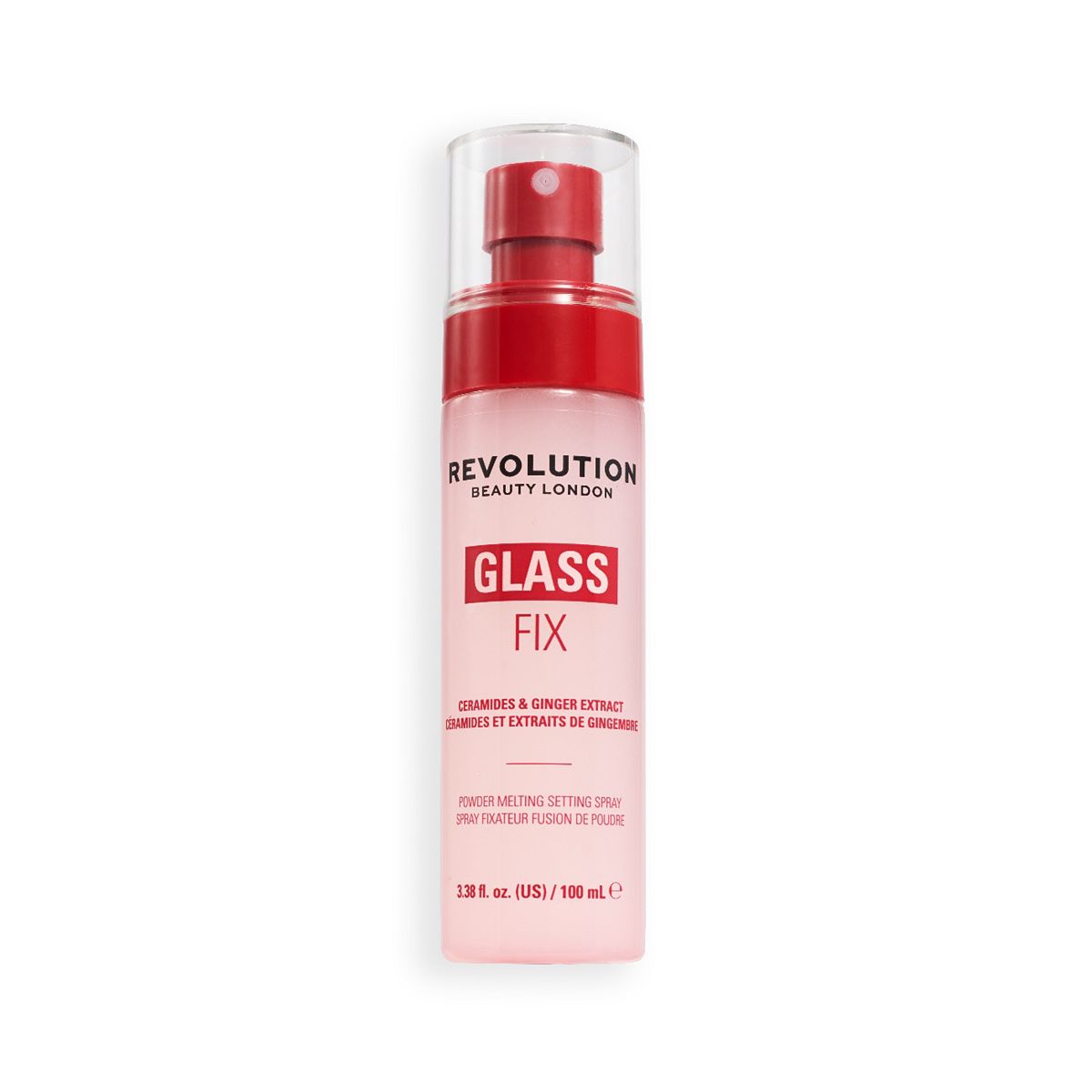 Revolution Glass Fix Powder Melting Setting Spray 100ml