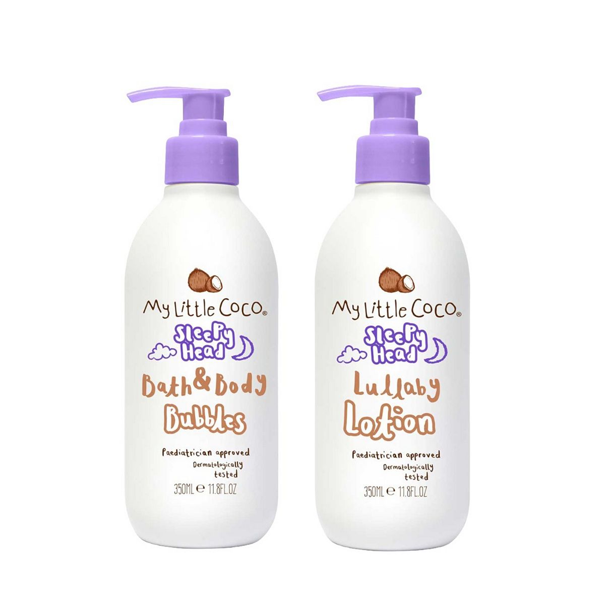 My Little Coco Sleepy Head Lotion & Bath And Body Bubbles Duo