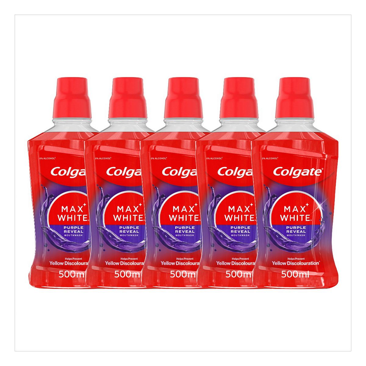 Colgate Max White Purple Mouthwash Bundle
