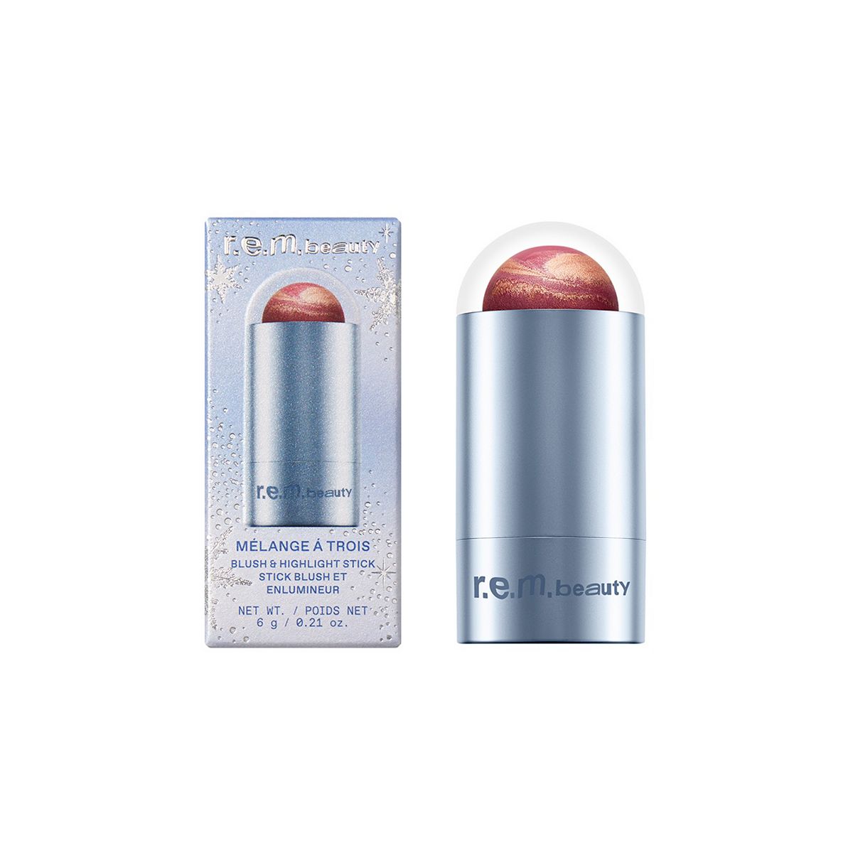 r.e.m. beauty Mélange Á Trois Blush & Highlight Stick 6G First Position