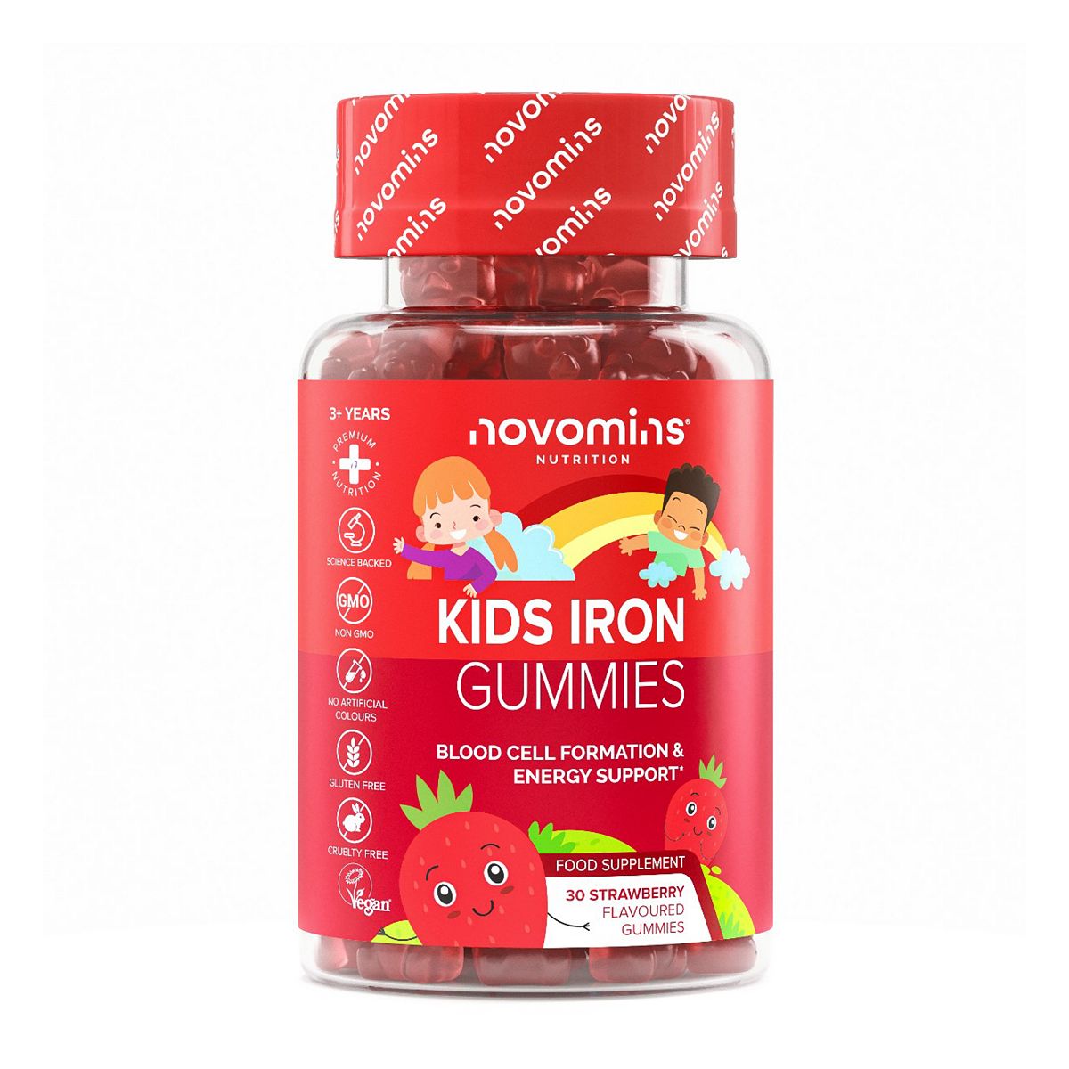 Novomins Kids Iron 30 Gummies