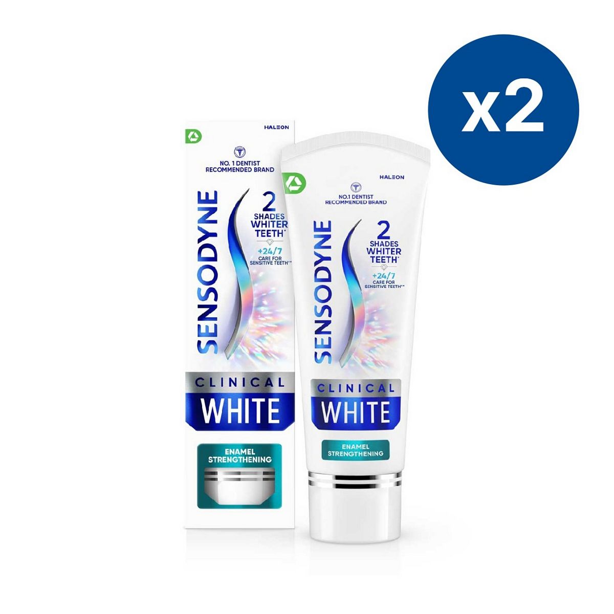 Sensodyne Enamel Strength Toothpaste 2X75ml