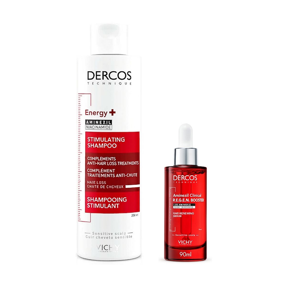 Eulah Vichy Dercos Anti-Hair Loss Duo Routine
