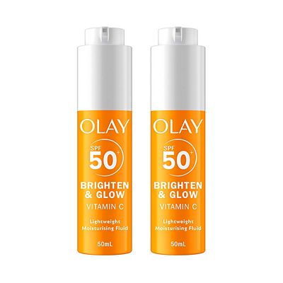 Olay Vitamin C Brighten & Glow Moisture Fluid Duo