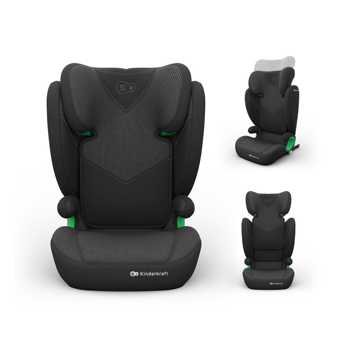 Kinderkraft Unisex Black Junior Fix Plus I-Car Seat For Children From 100-150Cm Height In Size 2 - Image 2