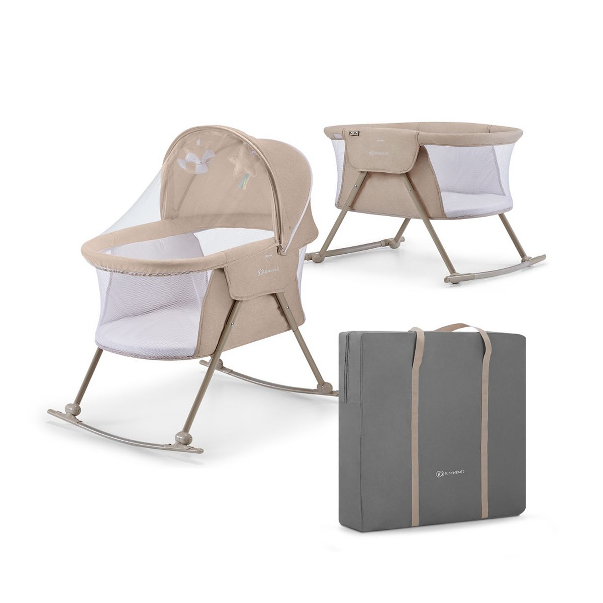 Kinderkraft Lovi Rocking Cradle Beige
