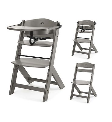 Kinderkraft Wooden High Chair Enock Brown