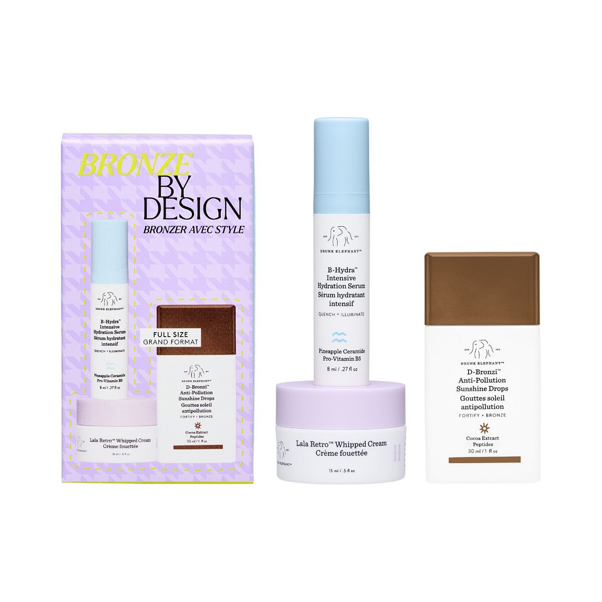 Drunk Elephant Holiday Colour Drop D-Bronzi Set