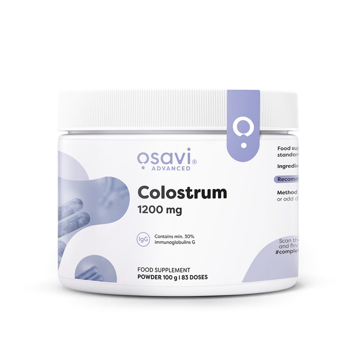 Osavi Colostrum Powder 1200Mg 100g