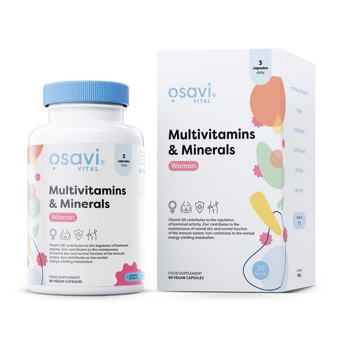 Osavi Multivitamins & Minerals Woman 90 Vegan Caps