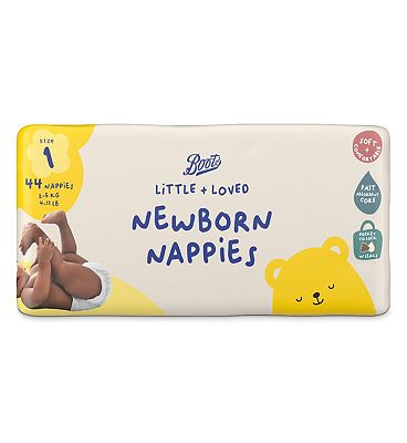Boots Baby Boots Little + Loved Newborn Nappies Size 1 2- 44S, 5kg