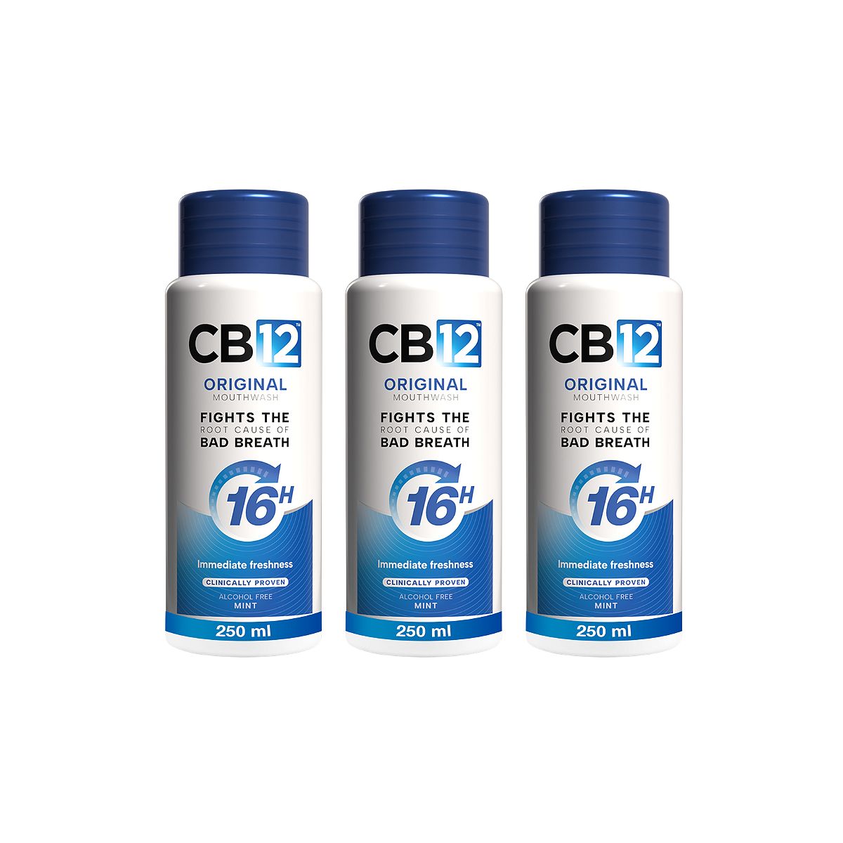 Cb12 Mint Mouthwash X3 Bundle